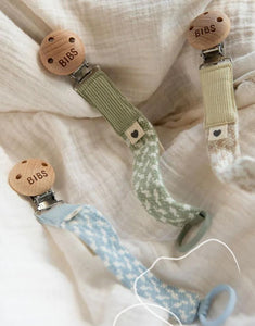 Schnullerkette I Sand/Ivory
