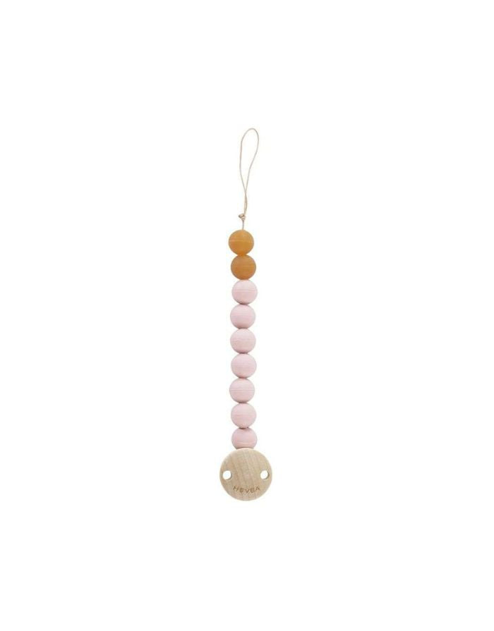 Schnullerkette Naturkautschuk I Powder Pink