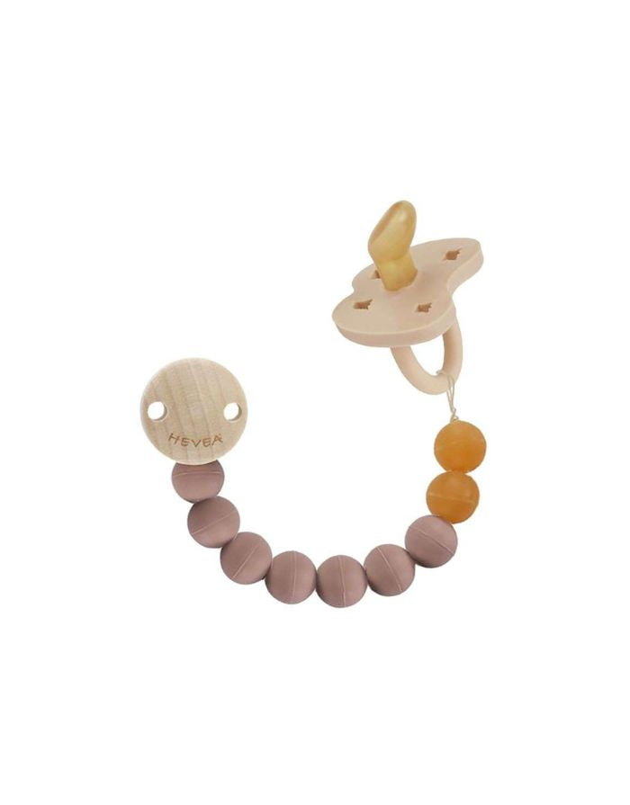 Schnullerkette Naturkautschuk I Tan Beige