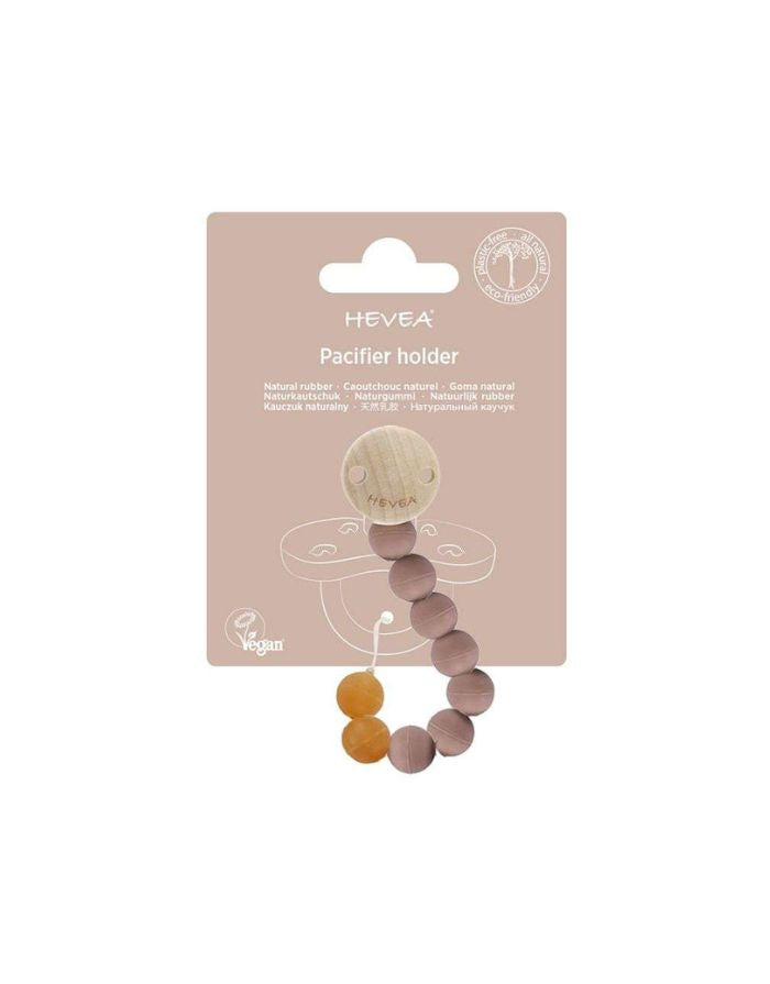 Schnullerkette Naturkautschuk I Tan Beige