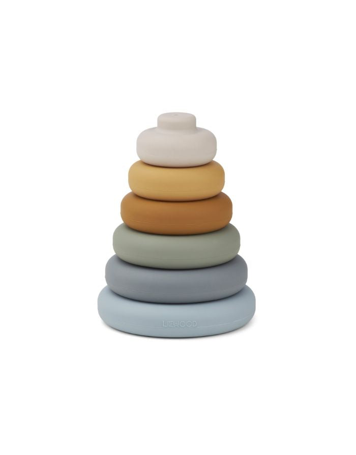 Stapelturm I  Blue Multi Mix