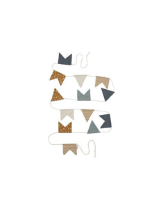 Wimpelkette Happi I Blue/Multi Mix