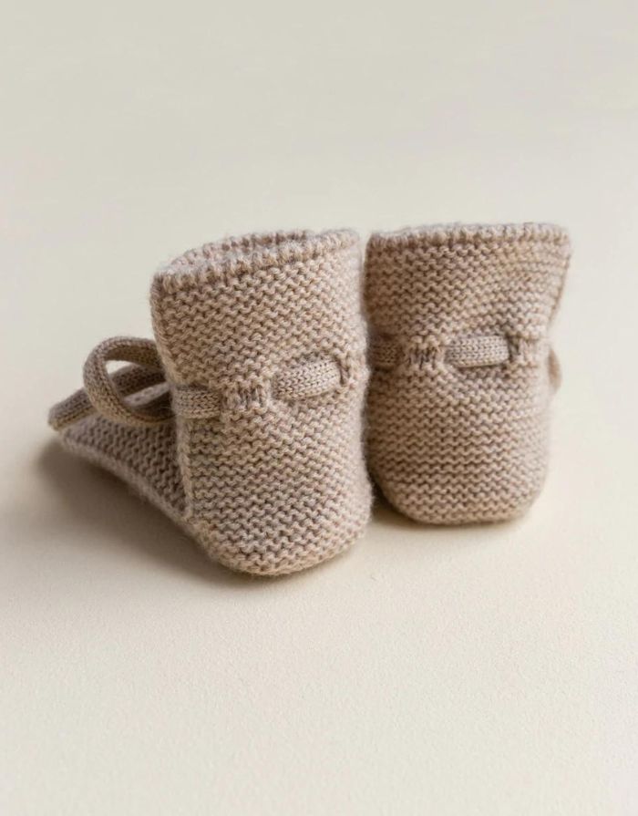 Booties 0-9 Monate I Sand