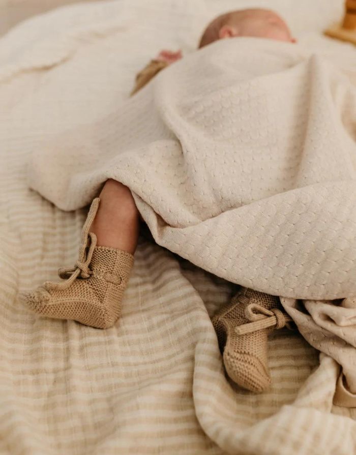 Booties 0-9 Monate I Sand