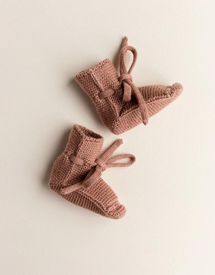 Booties 0-9 Monate I Terracotta