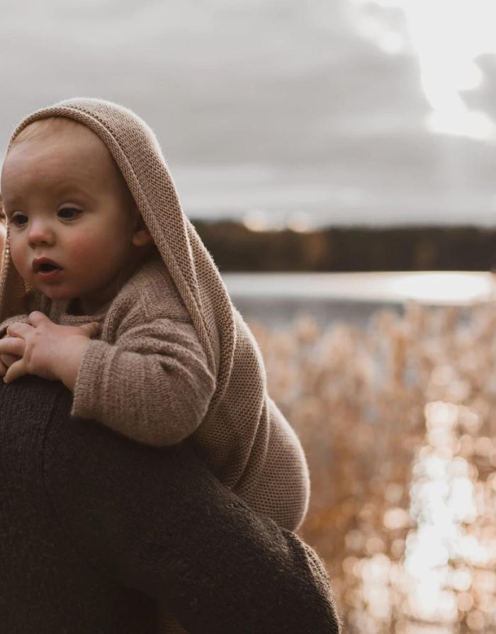 Cocoon Babydecke I Sand