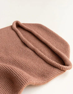 Cocoon Babydecke I Terracotta