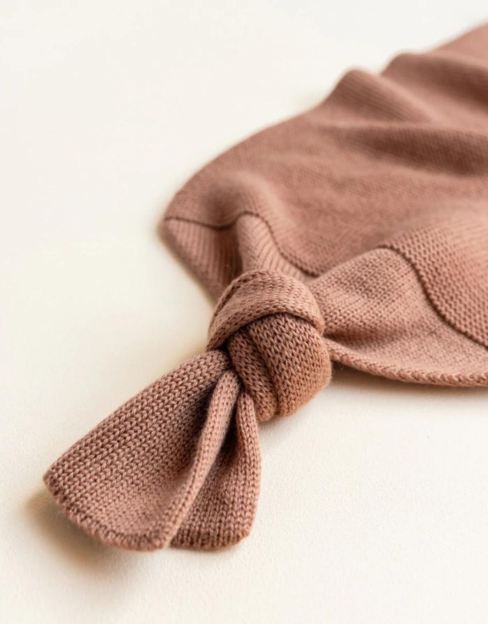 Cocoon Babydecke I Terracotta