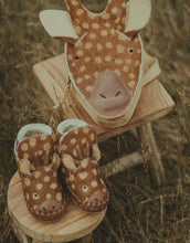 Laden Sie das Bild in den Galerie-Viewer, Babyschuhe Kapi Exclusive Lining I Giraffe
