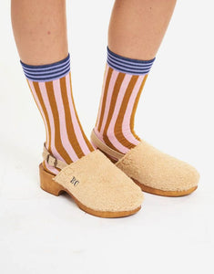 Socken Lang I Striped