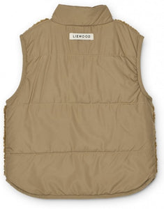 Weste Idra Teddy I Oat/Golden Caramel Mix