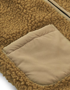 Weste Idra Teddy I Oat/Golden Caramel Mix