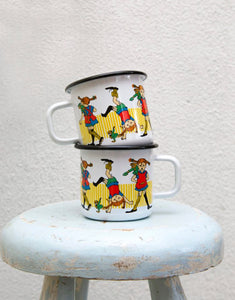 Becher Emaille I Pippi Langstrumpf