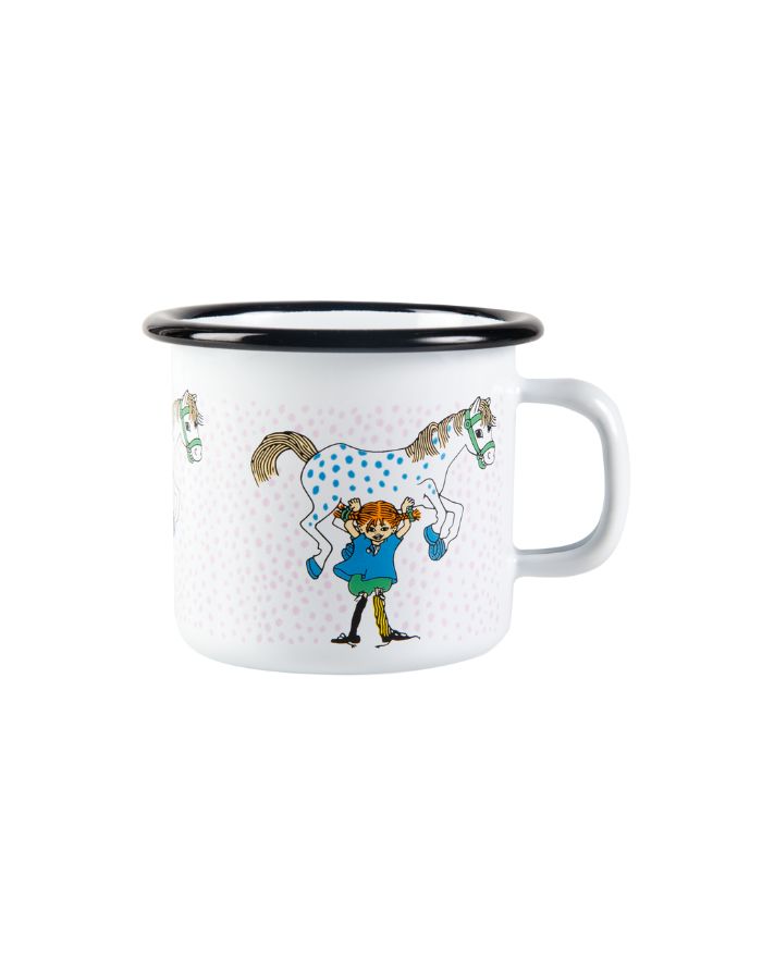 Becher Emaille 2,5dl I Pippi Langstrumpf - Horse
