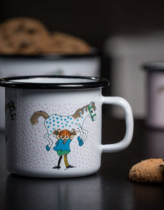 Becher Emaille 2,5dl I Pippi Langstrumpf - Horse