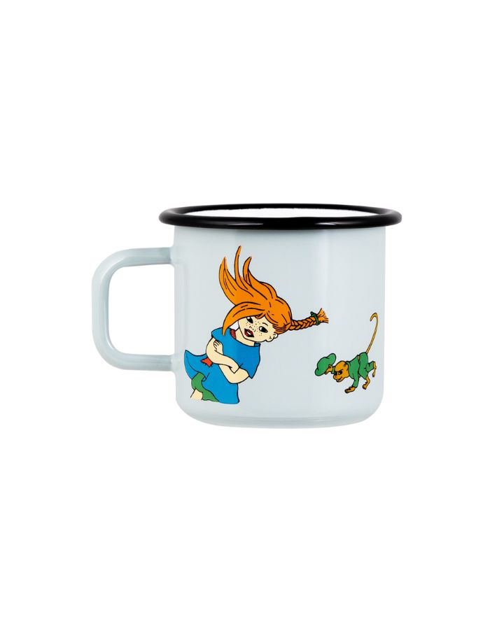 Becher Emaille I Pippi Langstrumpf - Strongest Girl