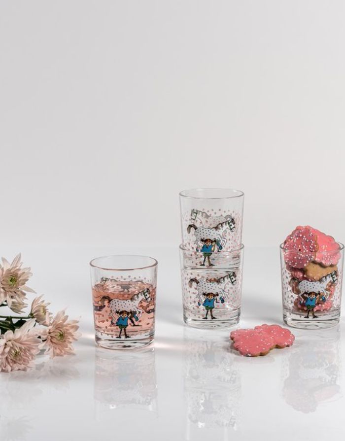 Trinkglas 200ml I Pippi Langstrumpf & Horse