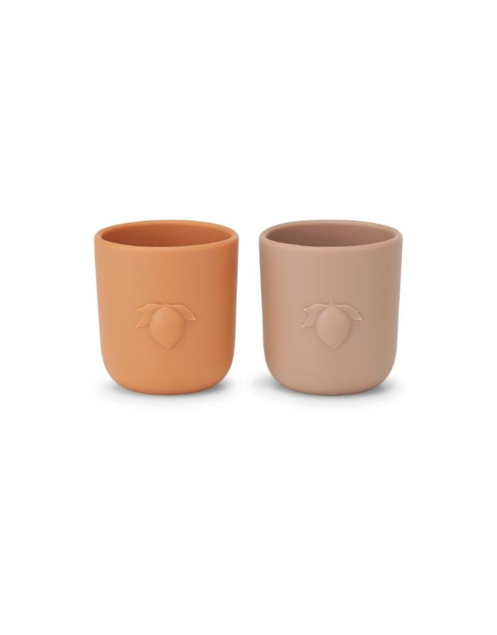 Becher Lemon 2er-Set I Blush/Terracotta Red