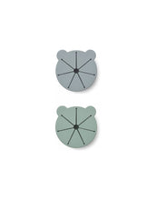 Laden Sie das Bild in den Galerie-Viewer, Snackschale Kelly 2er-Set I Blue Fog/Peppermint
