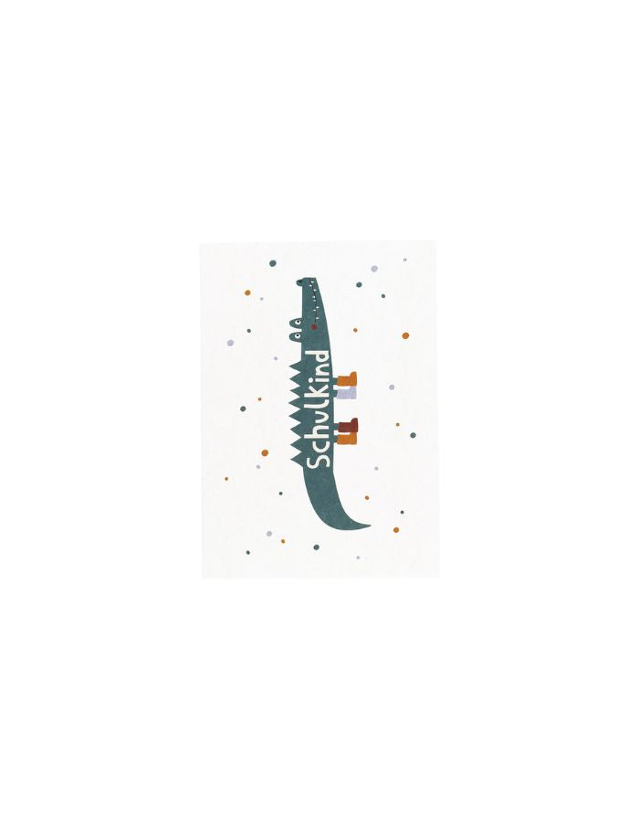 Postkarte I Schulkind / Wild Child