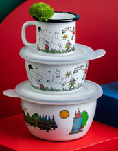 Laden Sie das Bild in den Galerie-Viewer, Schüssel Emaille I Moomin - Moominvalley
