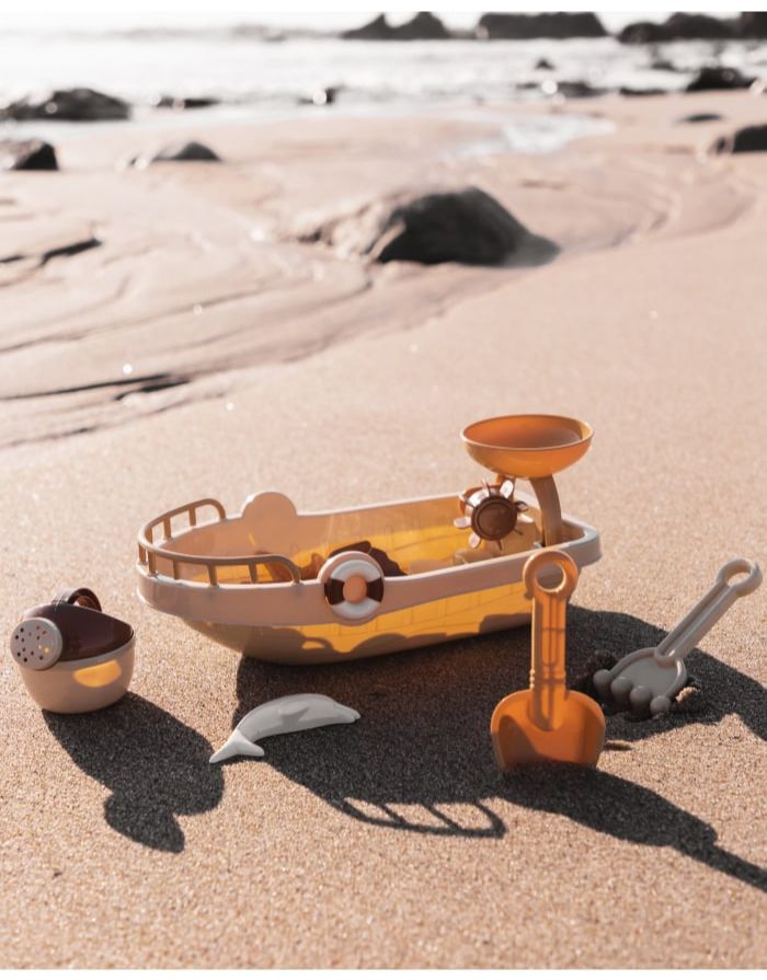 Sandspielzeug All Aboard I Boot 14 tgl.-Set