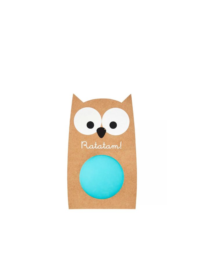 Flummi Eule I Blau Glow