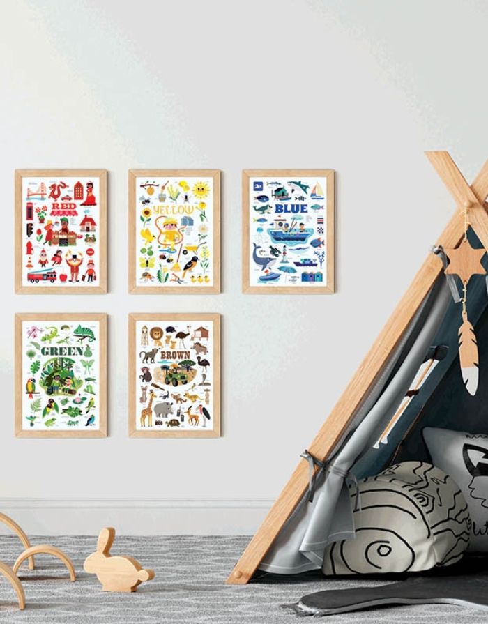 Mini Stickerposter I Savanne