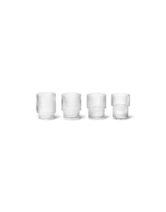 Glas Ripple I 4er Set