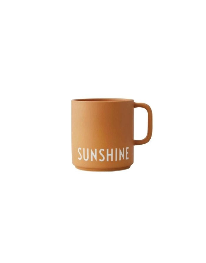 Porzellan Becher Favourite Cup mit Henkel I Sunshine