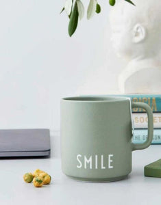 Porzellan Becher Favourite Cup mit Henkel I Smile