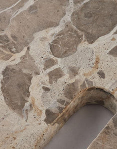 Schneidebrett Marmor 45x30cm I Beige