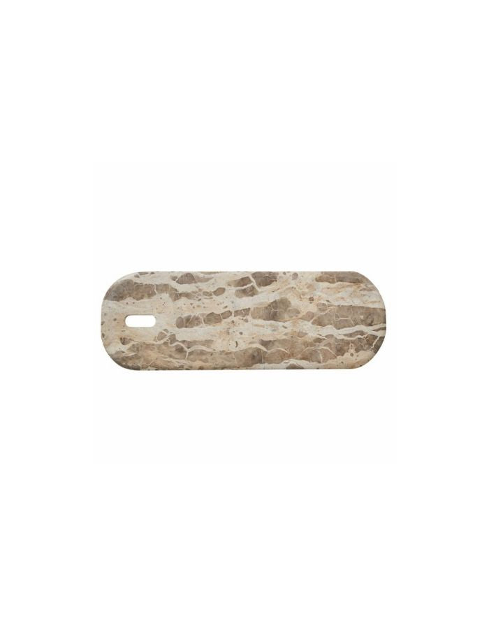 Schneidebrett Marmor 60x20cm I Beige
