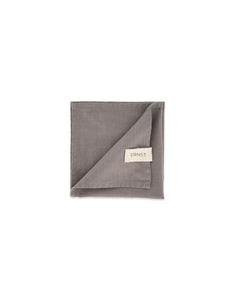 Serviette Stoff 2er-Set I Grau