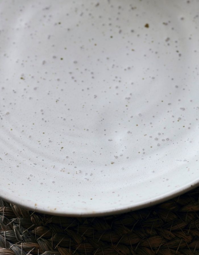 Teller Pion ø 16,5cm I Grau/Weiß