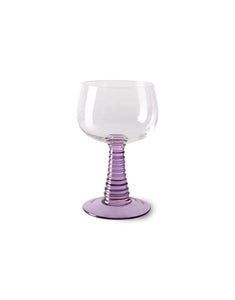 Weinglas Swirl I Purple