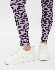 Umstandsleggings Maj I African Violet/Black Leo