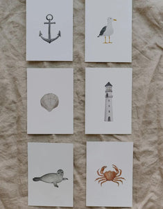 Postkarte I Leuchtturm