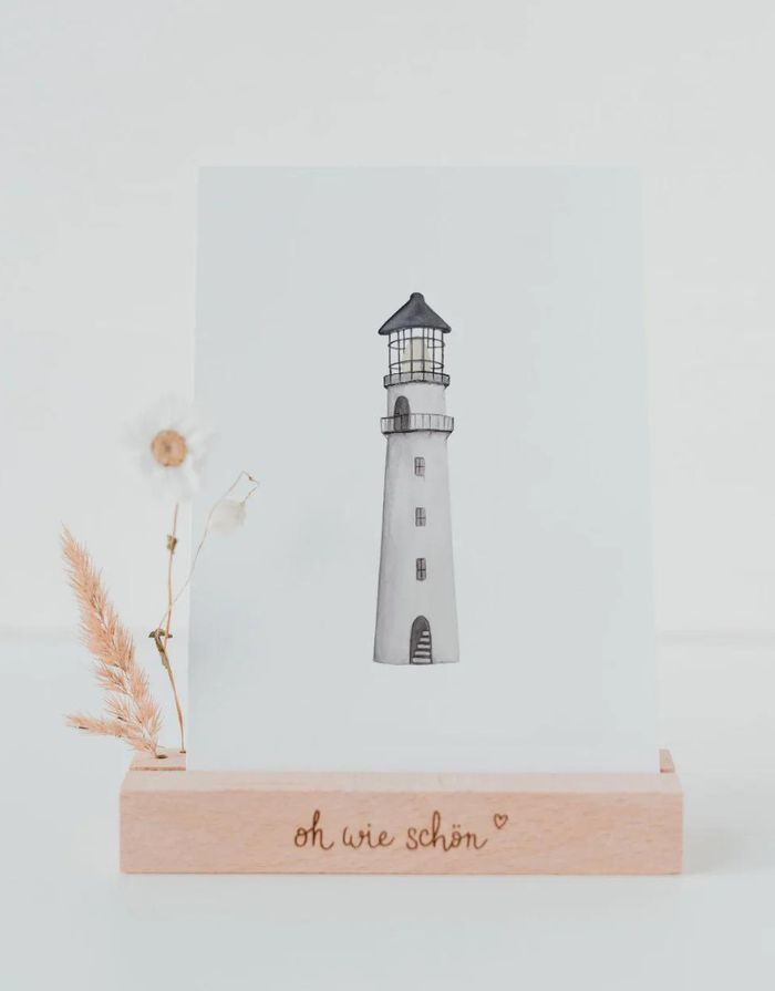 Postkarte I Leuchtturm