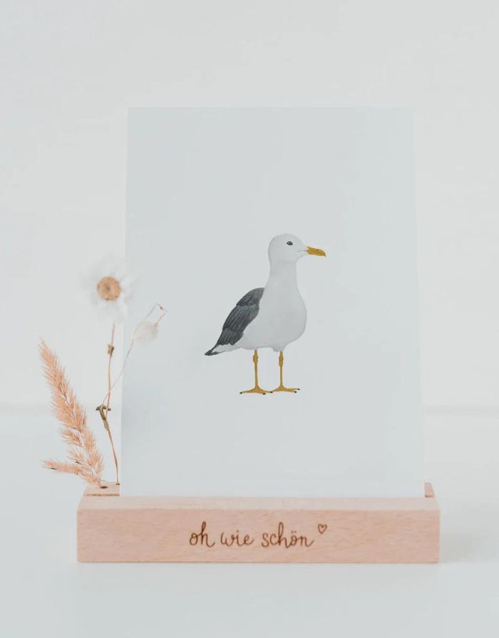 Postkarte I Möwe