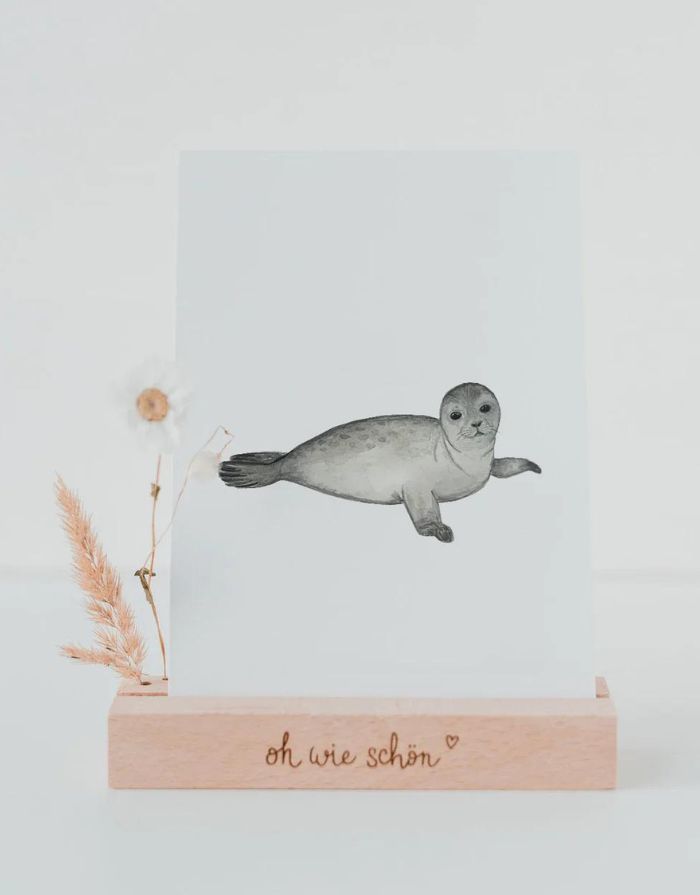 Postkarte I Robbe