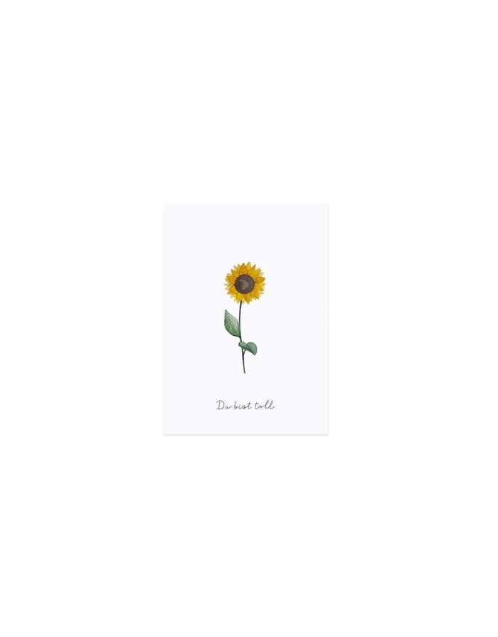 Postkarte I Sonnenblume