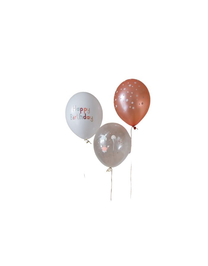 Luftballon 12 Stk. Naturkautschuk I Happy Birthday - Under the Sea