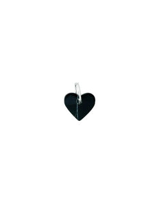 Steinherz Charm Silber I Black