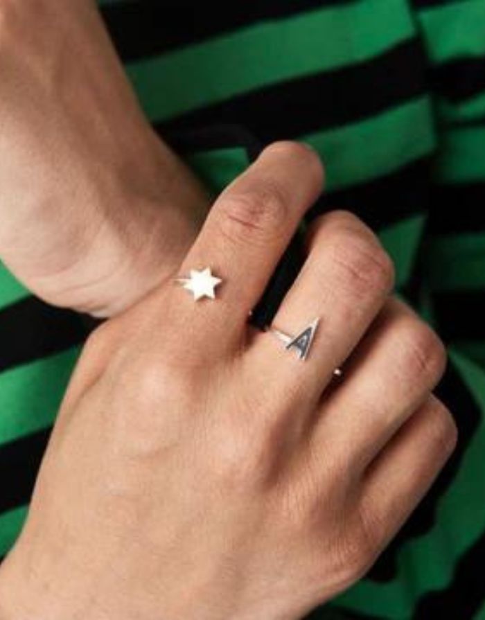 Ring A-Z I Silber