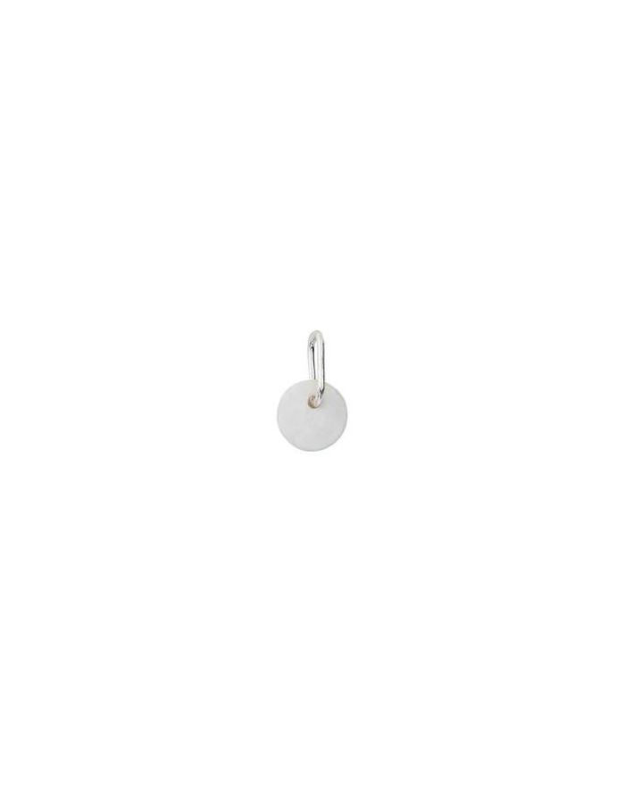 Stone Charm Silber I White