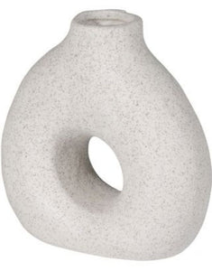 Vase Dunya I Kalk Weiß