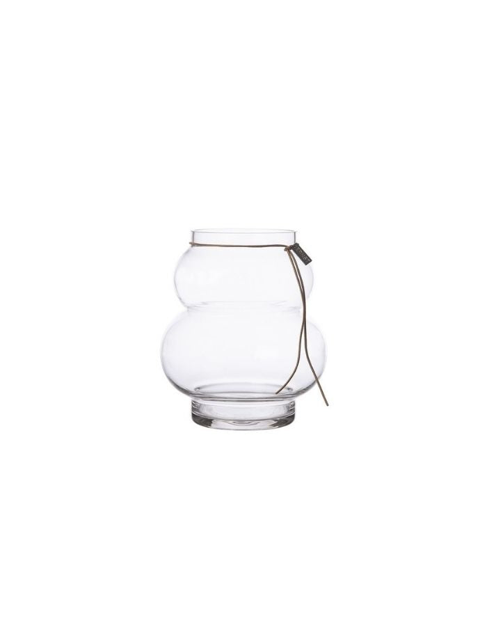 Vase Curved ø12cm I Glas