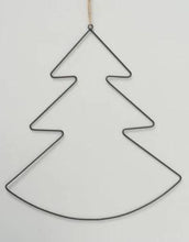Laden Sie das Bild in den Galerie-Viewer, Anhänger Tannenbaum Tresto Schwarz I 37-50cm
