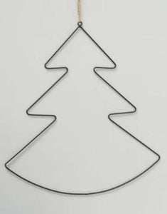 Anhänger Tannenbaum Tresto Schwarz I 37-50cm